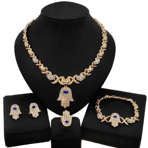 earrings & necklace yulaili 2021 exquisite and wonderful palm shaped xo jewellery set pakistan woman fashion jewelry gift sets wholesale, Silver
earrings & necklace yulaili 2021 exquisite and wonderful palm shaped xo jewellery set pakistan woman fashion jewelry gift sets wholesale, Silver
