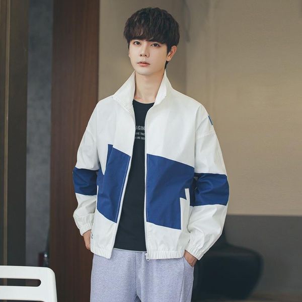 men's jackets 2021 spring and autumn jacket stand-up collar casual sports trend of all-match youth overalls, Black;brown
men's jackets 2021 spring and autumn jacket stand-up collar casual sports trend of all-match youth overalls, Black;brown