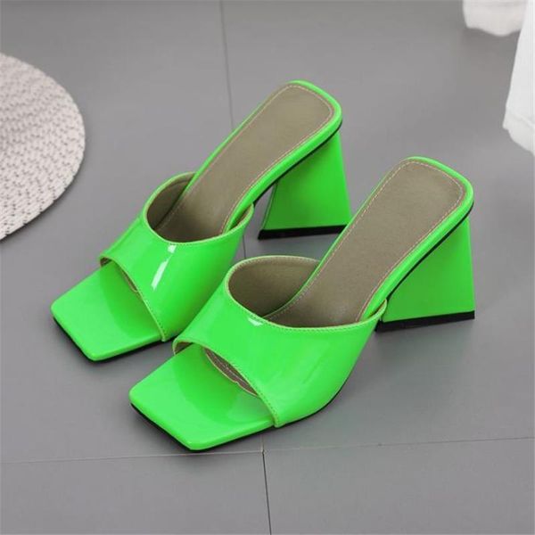 slippers women fashion green ladies high heel slides summer outdoor beach sandals strange heels mules slip on party shoes, Black
slippers women fashion green ladies high heel slides summer outdoor beach sandals strange heels mules slip on party shoes, Black