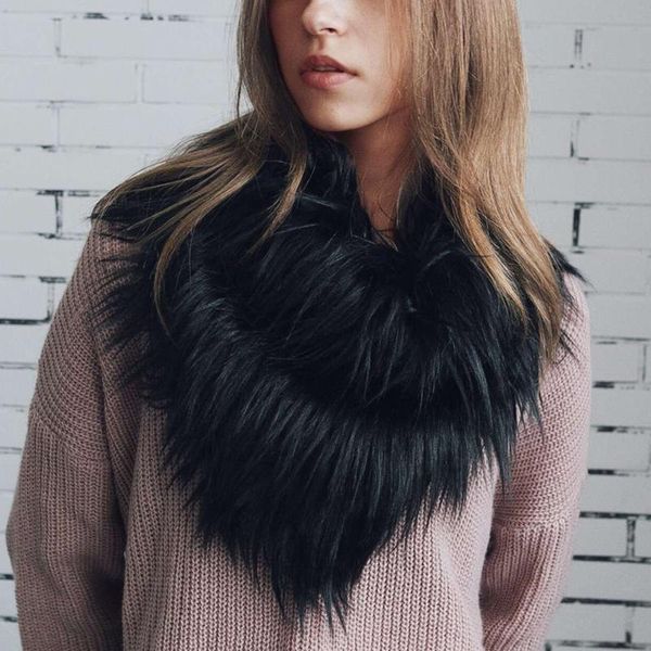 scarves winter women scarf collar faux fur triangle shawls and wraps fashion neck warmer thick multi colored christmas gifts, Blue;gray
scarves winter women scarf collar faux fur triangle shawls and wraps fashion neck warmer thick multi colored christmas gifts, Blue;gray