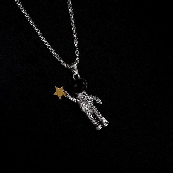 chains creative necklace woman astronauts necklaces man stars pendant ladies jewellery lady jewelry silver color collier
chains creative necklace woman astronauts necklaces man stars pendant ladies jewellery lady jewelry silver color collier