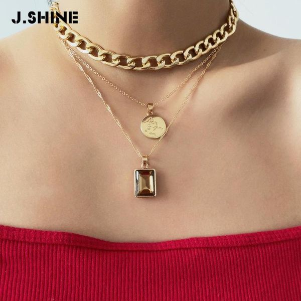 pendant necklaces jshine vintage crystal choker chain necklace for women 2021 fashion statement steampunk chunky layered clavicle, Silver
pendant necklaces jshine vintage crystal choker chain necklace for women 2021 fashion statement steampunk chunky layered clavicle, Silver