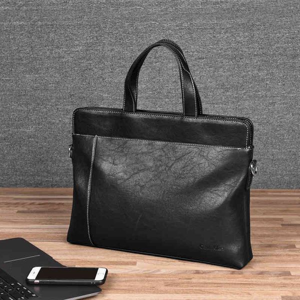 men's briefcase leather bag cow business one shoulder messenger leisure hand document
men's briefcase leather bag cow business one shoulder messenger leisure hand document