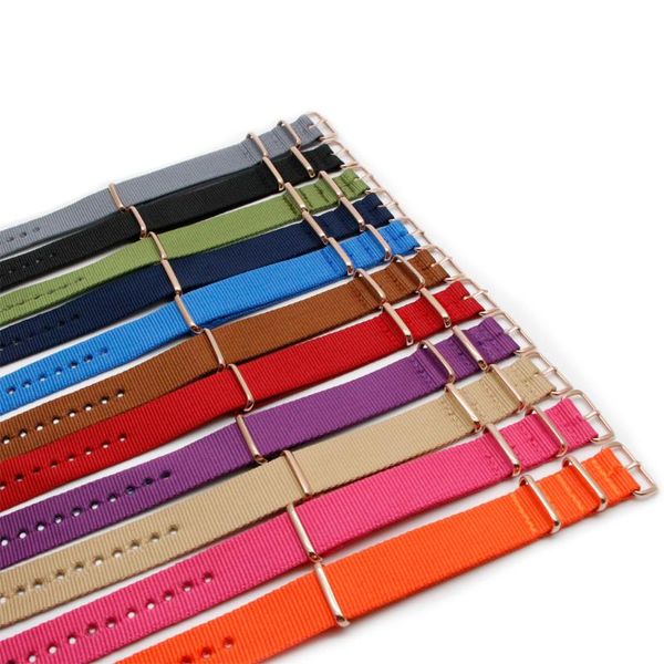 watch bands colorful nylon band with rose gold pin buckle for nato fashion wristband one-piece quick release sport straps, Black;brown
watch bands colorful nylon band with rose gold pin buckle for nato fashion wristband one-piece quick release sport straps, Black;brown