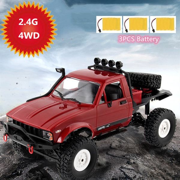 high speed 4wd 2.4ghz remote control rc racing car rock crawler off-road shock absorber car vehical with front headlight truck
high speed 4wd 2.4ghz remote control rc racing car rock crawler off-road shock absorber car vehical with front headlight truck