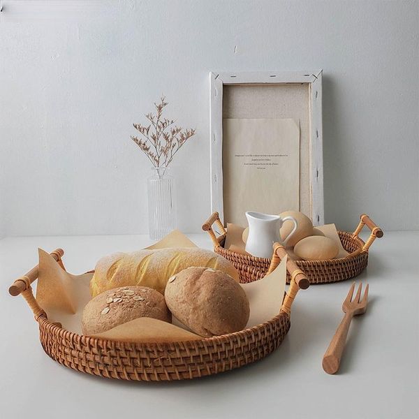 storage baskets hand-woven tray fruit bread basket rattan oil-absorbing paper bakery special 200 sheets
storage baskets hand-woven tray fruit bread basket rattan oil-absorbing paper bakery special 200 sheets