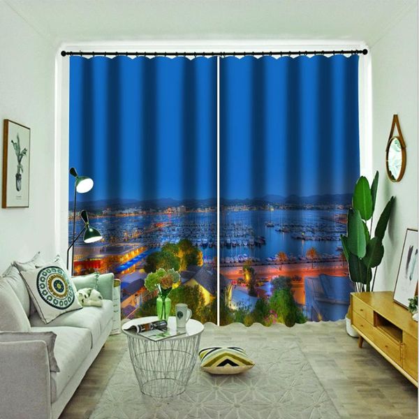 luxury blackout 3d window curtains for living room bedroom blue seaside soundproof windproof curtain & drapes
luxury blackout 3d window curtains for living room bedroom blue seaside soundproof windproof curtain & drapes