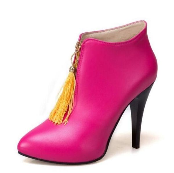 boots girls fashion laides plus size 21-51 pointed toe tassel shoes woman women pumps winter ankle thin high heels party g61125, Black
boots girls fashion laides plus size 21-51 pointed toe tassel shoes woman women pumps winter ankle thin high heels party g61125, Black