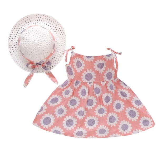 girl's dresses toddler girls sleeveless strap beach summer dress sunflowers printed clothes+straw hats caps causual sundress, Red;yellow
girl's dresses toddler girls sleeveless strap beach summer dress sunflowers printed clothes+straw hats caps causual sundress, Red;yellow