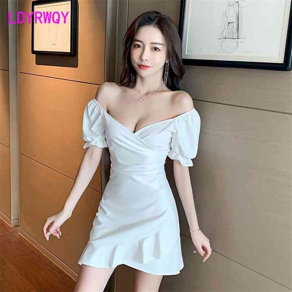 ldyrwqy nightclub summer deep v-neck slim fit hip frill dress zippers office lady 210603, Black;gray
ldyrwqy nightclub summer deep v-neck slim fit hip frill dress zippers office lady 210603, Black;gray