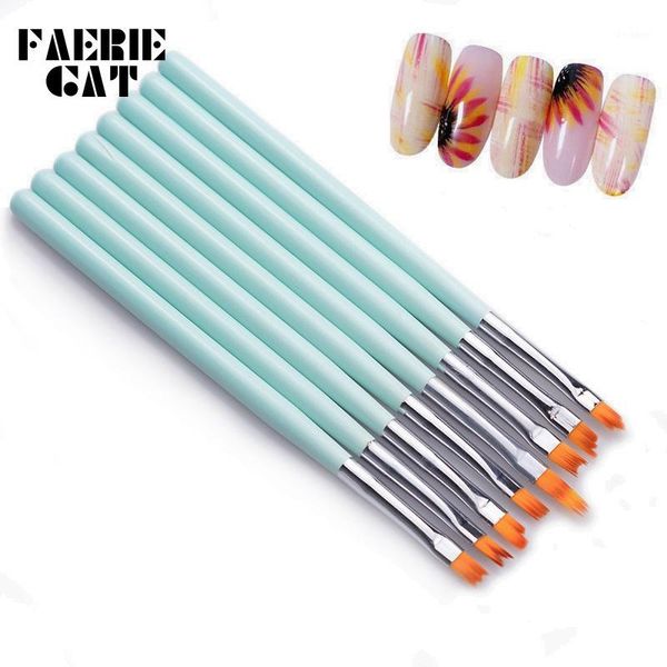 pcs/set nail brushes pink/lake blue special-shaped crescent pen painting drawing flower petal pens serrated tool kit1, Yellow
pcs/set nail brushes pink/lake blue special-shaped crescent pen painting drawing flower petal pens serrated tool kit1, Yellow
