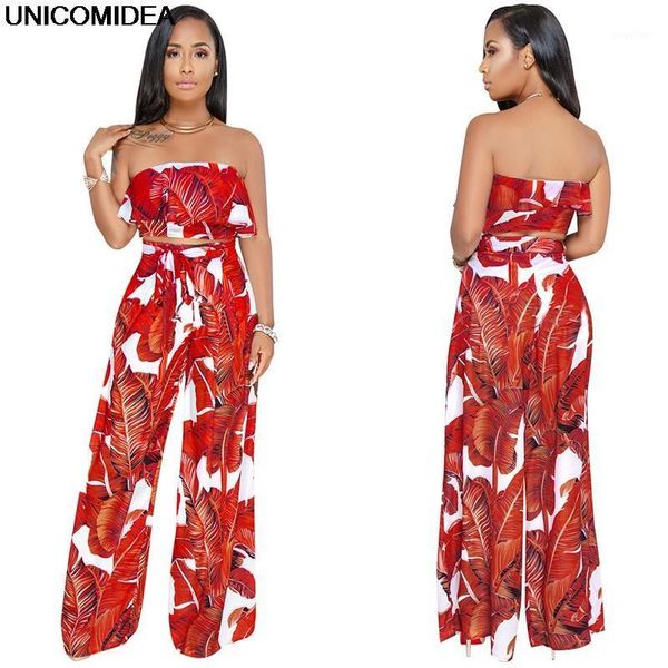 women sets leaf floral print strapless crop with belt wide leg pants beach summer sleeveless woman tropical two pieces women's tracksui, Gray
women sets leaf floral print strapless crop with belt wide leg pants beach summer sleeveless woman tropical two pieces women's tracksui, Gray