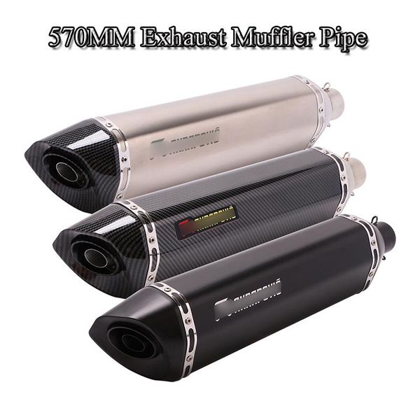 motorcycle exhaust system 570mm bike connect tail tube 51mm muffler tip pipe with db killer scooter stainless steel
motorcycle exhaust system 570mm bike connect tail tube 51mm muffler tip pipe with db killer scooter stainless steel
