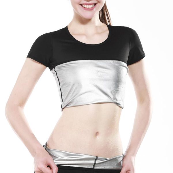women's shapers women sauna suit body shaper weight loss shirt waist trainer corset silver coating slimming workout sweat fitness shap, Black;white
women's shapers women sauna suit body shaper weight loss shirt waist trainer corset silver coating slimming workout sweat fitness shap, Black;white