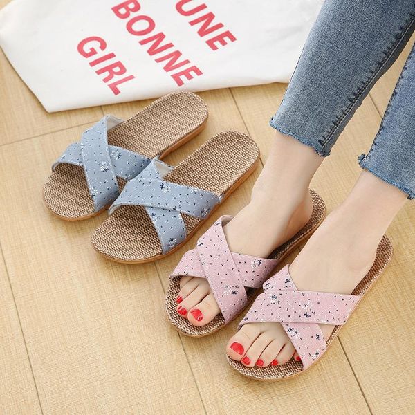 slippers women fashion bohemia cross flax sandals linen beach shoes floral casual woman non-slip flats female home flip flop, Black
slippers women fashion bohemia cross flax sandals linen beach shoes floral casual woman non-slip flats female home flip flop, Black