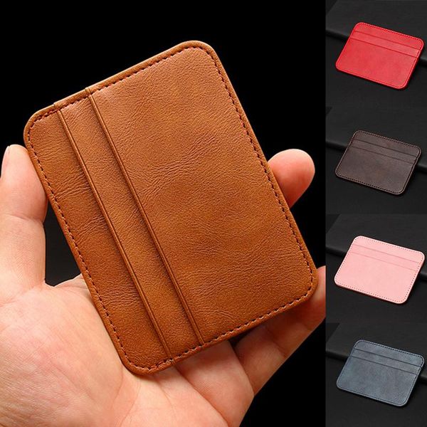 card holders solid color simple multi-card case business convenient to use leather protective cover anti magnetic, Brown;gray
card holders solid color simple multi-card case business convenient to use leather protective cover anti magnetic, Brown;gray