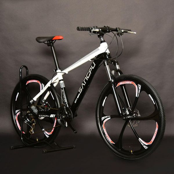 inch mountain bike one wheel 6 knife double disc brakes for men and women bicycle students bikes
inch mountain bike one wheel 6 knife double disc brakes for men and women bicycle students bikes