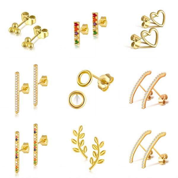 aide 925 sterling silver geometric long line stud earrings for women dainty colorful zircon bar leaf shape ear studs jewelry, Golden;silver
aide 925 sterling silver geometric long line stud earrings for women dainty colorful zircon bar leaf shape ear studs jewelry, Golden;silver