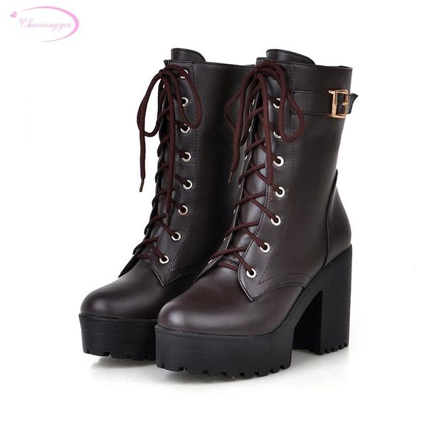 boots women's casual style round toe ankle fashion buckle black yellow brown high heel thick women motorcycle
boots women's casual style round toe ankle fashion buckle black yellow brown high heel thick women motorcycle