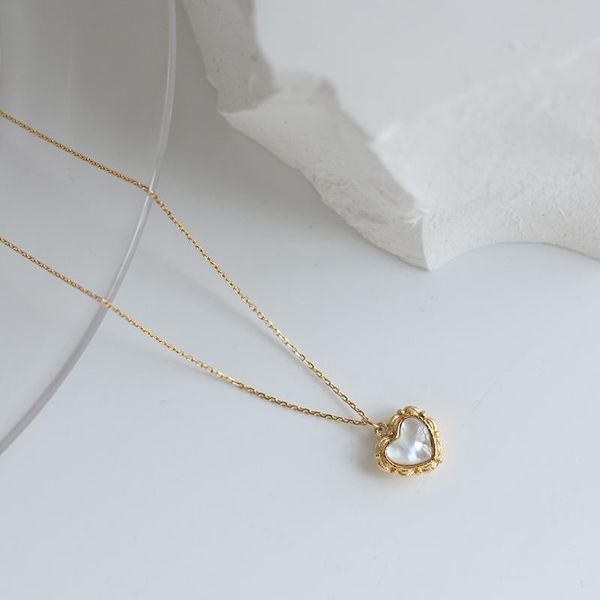 chains lolita cute shell love epoxy casting heart retro pattern pendant necklace clavicle chain for women jewelry gifts 2021, Silver
chains lolita cute shell love epoxy casting heart retro pattern pendant necklace clavicle chain for women jewelry gifts 2021, Silver