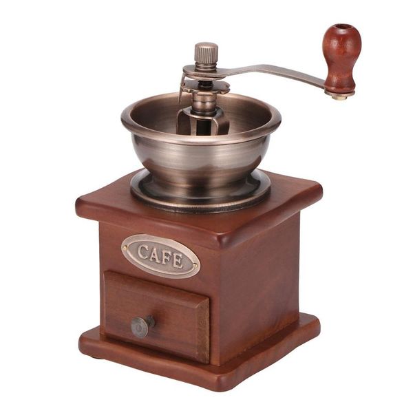 electric coffee grinders 1pccoffee bean grinder wooden manual hand stainless steel retro spice burr mill with ceramic millston
electric coffee grinders 1pccoffee bean grinder wooden manual hand stainless steel retro spice burr mill with ceramic millston