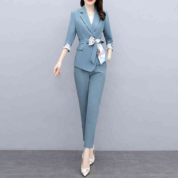 women's two piece pants office ladies blazer suit spring summer slim women korean lace up jacket & high waist casual female 2 pieces se, White
women's two piece pants office ladies blazer suit spring summer slim women korean lace up jacket & high waist casual female 2 pieces se, White