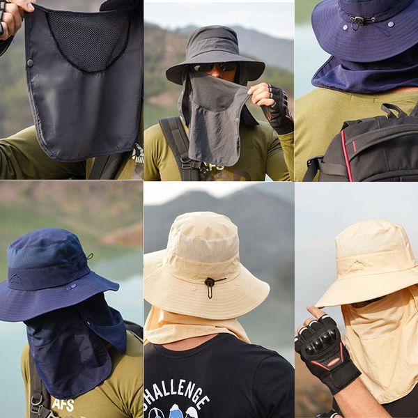 wide brim hats outdoor sunscreen cap uv protection sun hat visor fisherman sport riding breathable quick-drying hiking summer, Blue;gray
wide brim hats outdoor sunscreen cap uv protection sun hat visor fisherman sport riding breathable quick-drying hiking summer, Blue;gray