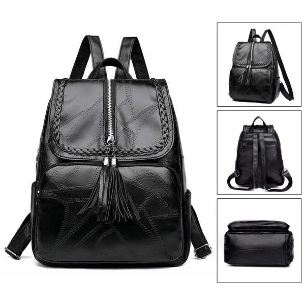 backpack arrival women girl travel pu leather large capacity shoulder bags with tassel
backpack arrival women girl travel pu leather large capacity shoulder bags with tassel