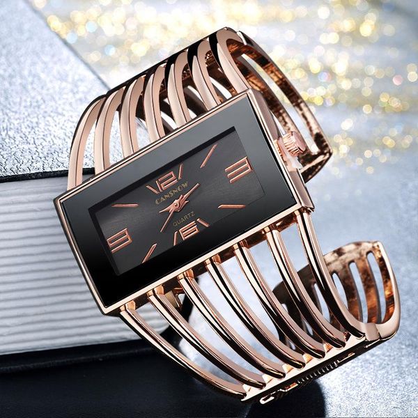 wristwatches rectangle big watch women hollow out wide bangle luxury bracelets rose gold quartz wrist watches for clock ladies dresses, Slivery;brown
wristwatches rectangle big watch women hollow out wide bangle luxury bracelets rose gold quartz wrist watches for clock ladies dresses, Slivery;brown