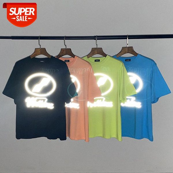 quality front and back letters reflective loose casual men women with round neck short sleeves #ac8y, White;black
quality front and back letters reflective loose casual men women with round neck short sleeves #ac8y, White;black