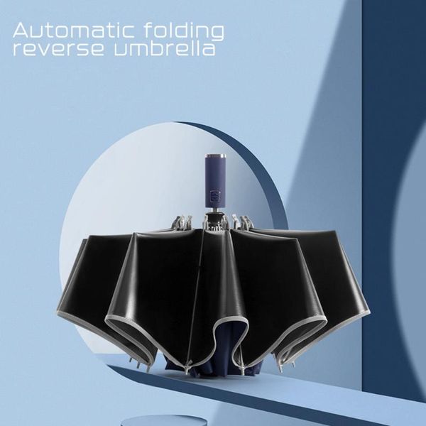 umbrellas automatic umbrella reverse folding business with reflective strips men rain women gift parasol
umbrellas automatic umbrella reverse folding business with reflective strips men rain women gift parasol