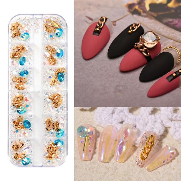 nail art decorations 1 box diy personalized diamond jewelry gold chain accessories easy to use drill tool tslm2, Silver;gold
nail art decorations 1 box diy personalized diamond jewelry gold chain accessories easy to use drill tool tslm2, Silver;gold