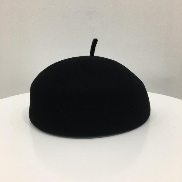 stingy brim hats british black wool women's beret stereotypes cap temperament to restore ancient ways, Blue;gray
stingy brim hats british black wool women's beret stereotypes cap temperament to restore ancient ways, Blue;gray