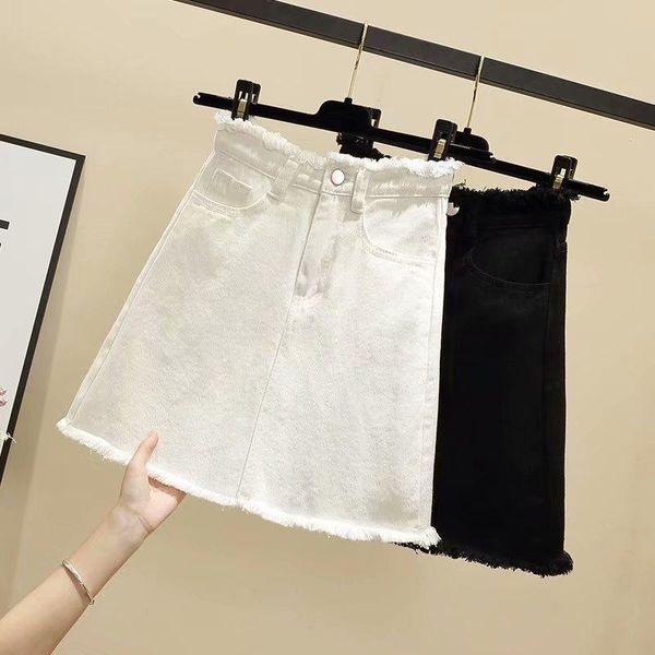 skirts women's soild color woolen denim skirt female high waist large size hip versatile a- word woman summer jeans, Black
skirts women's soild color woolen denim skirt female high waist large size hip versatile a- word woman summer jeans, Black