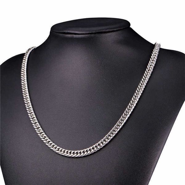 stainless steel mens necklace steel cuban link chains necklaces black hip hop male accessories gold jewelry on the neck large q0809, Silver
stainless steel mens necklace steel cuban link chains necklaces black hip hop male accessories gold jewelry on the neck large q0809, Silver