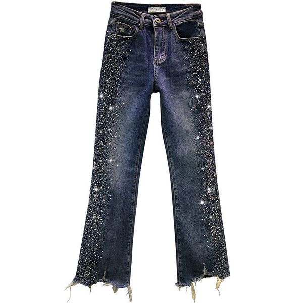 women's jeans heavy industry-resistant jeans, collection of cotton, elastic, high waist, thin, broad legs 6nyq, Blue
women's jeans heavy industry-resistant jeans, collection of cotton, elastic, high waist, thin, broad legs 6nyq, Blue