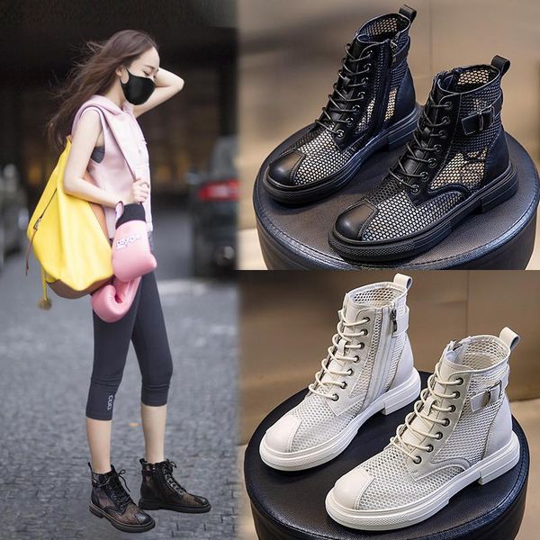 boots women's 2021 summer genuine leather woman ankle fashion hollow out ladies shoes women boot, Black
boots women's 2021 summer genuine leather woman ankle fashion hollow out ladies shoes women boot, Black