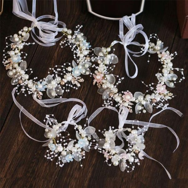 girls'floral wreath fresh head children's hair accessories fairy meisen series korean-style show holiday band wrist flower, Slivery;white
girls'floral wreath fresh head children's hair accessories fairy meisen series korean-style show holiday band wrist flower, Slivery;white