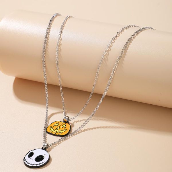 pendant necklaces huatang cute pumpkin necklace for women funny grimace geometry alloy multi-layer sweater chain halloween jewelry 13977, Silver
pendant necklaces huatang cute pumpkin necklace for women funny grimace geometry alloy multi-layer sweater chain halloween jewelry 13977, Silver