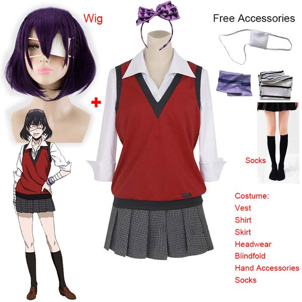 theme costume 2021 ikishima midari cosplay costume kakegurui compulsive gambler wigs accessories jk uniform schoolgirl anime school sui, Black;red
theme costume 2021 ikishima midari cosplay costume kakegurui compulsive gambler wigs accessories jk uniform schoolgirl anime school sui, Black;red