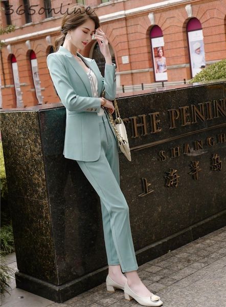 novelty green 2021 spring autumn formal women business suits with pants and jackets coat for ladies professional blazers set women's tw, White
novelty green 2021 spring autumn formal women business suits with pants and jackets coat for ladies professional blazers set women's tw, White