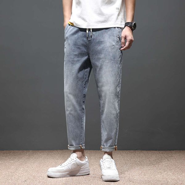 men's jeans light color 2021 loose large youth small foot nine point harlem fashion brand 28xr, Blue
men's jeans light color 2021 loose large youth small foot nine point harlem fashion brand 28xr, Blue
