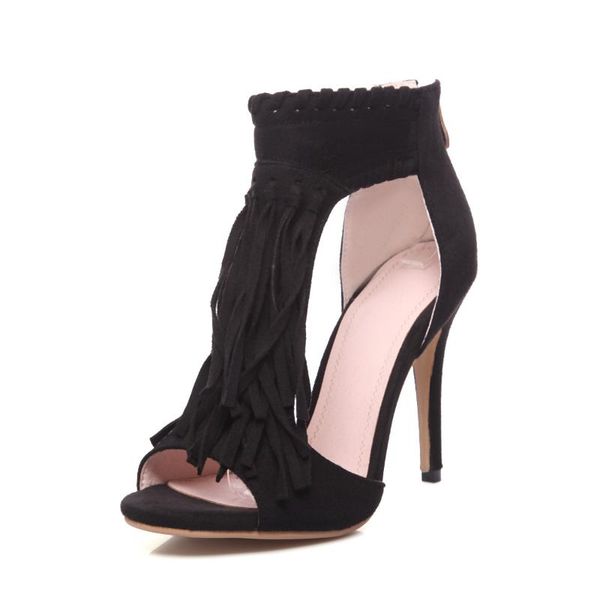 fashion leisure clear heels women sandals cover heel high thin summer fringe casual shoes 2021, Black
fashion leisure clear heels women sandals cover heel high thin summer fringe casual shoes 2021, Black