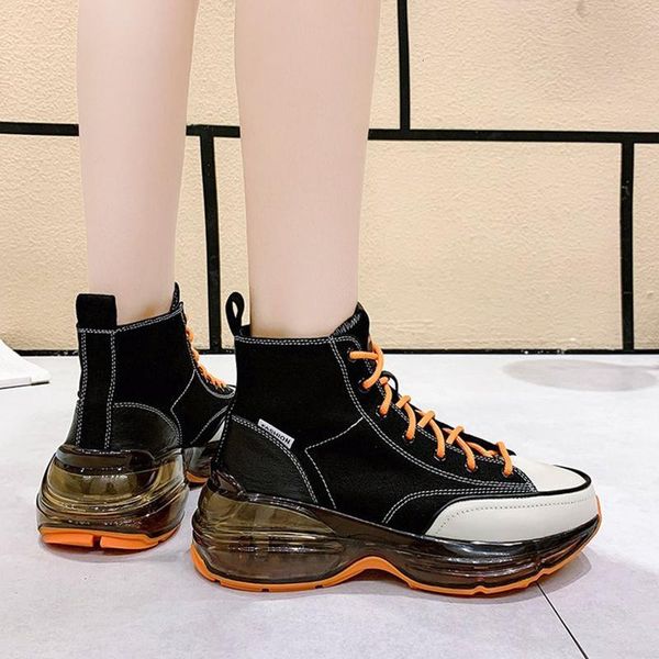 boots fashion for women ankle canvas platform chunky vulcanized jelly sole shoes tenis basket female sneakers 2021 spring a96j, Black
boots fashion for women ankle canvas platform chunky vulcanized jelly sole shoes tenis basket female sneakers 2021 spring a96j, Black