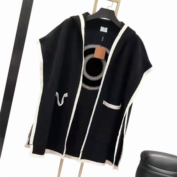ladies capes and ponchos women's cape designer womens bubrry sweater hooded sleevele knitted fashion design all-match casual loose clo, Black
ladies capes and ponchos women's cape designer womens bubrry sweater hooded sleevele knitted fashion design all-match casual loose clo, Black