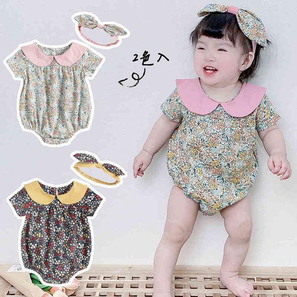 melario newborn baby romper infant print flower short sleeve baby clothes girl print suit newborn baby rompers with headband 210412, Blue
melario newborn baby romper infant print flower short sleeve baby clothes girl print suit newborn baby rompers with headband 210412, Blue