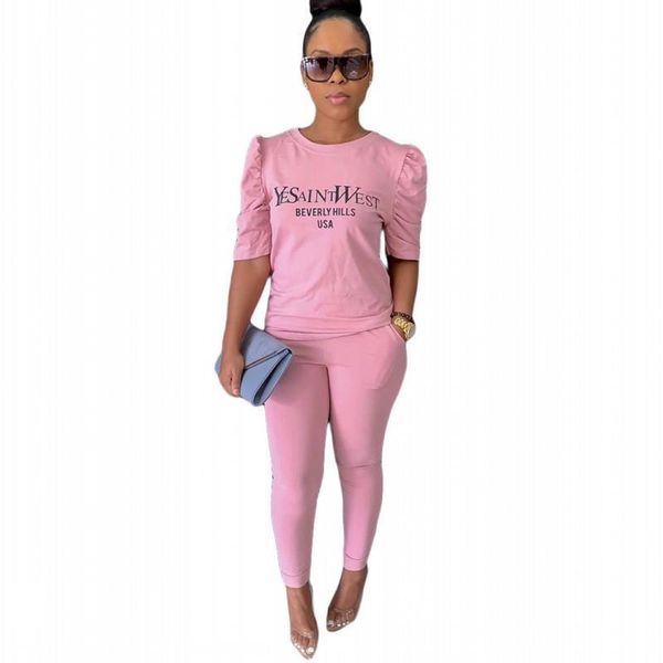 fashionable stretch casual suit solid women tracksuits color 2 piece sets letter sportswear t shirt nine points pants womens set, Gray
fashionable stretch casual suit solid women tracksuits color 2 piece sets letter sportswear t shirt nine points pants womens set, Gray