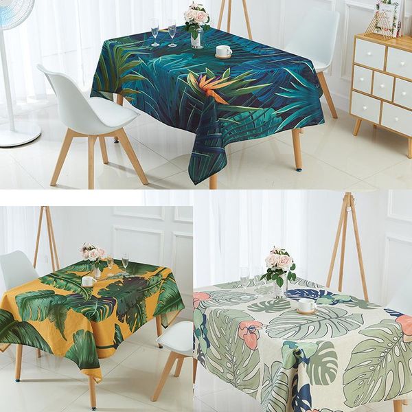 table cloth nordic tropical green plant linen waterproof tablecloth palm leaf tea round serape coffe
table cloth nordic tropical green plant linen waterproof tablecloth palm leaf tea round serape coffe
