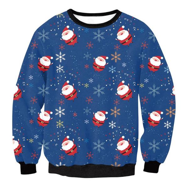 men's sweaters christmas funny cute santa claus snowflake print man autumn winter xmas jumper ugly couples holiday party pullovers top, White;black
men's sweaters christmas funny cute santa claus snowflake print man autumn winter xmas jumper ugly couples holiday party pullovers top, White;black