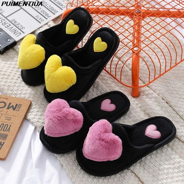 puimentua warm soft women slippers love heart cotton winter non-slip floor home furry shoes bedroom, Black
puimentua warm soft women slippers love heart cotton winter non-slip floor home furry shoes bedroom, Black
